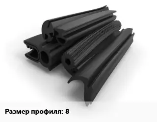 Уплотнитель РТИ шнур 8 ГОСТ: ТУ 38 105108-76